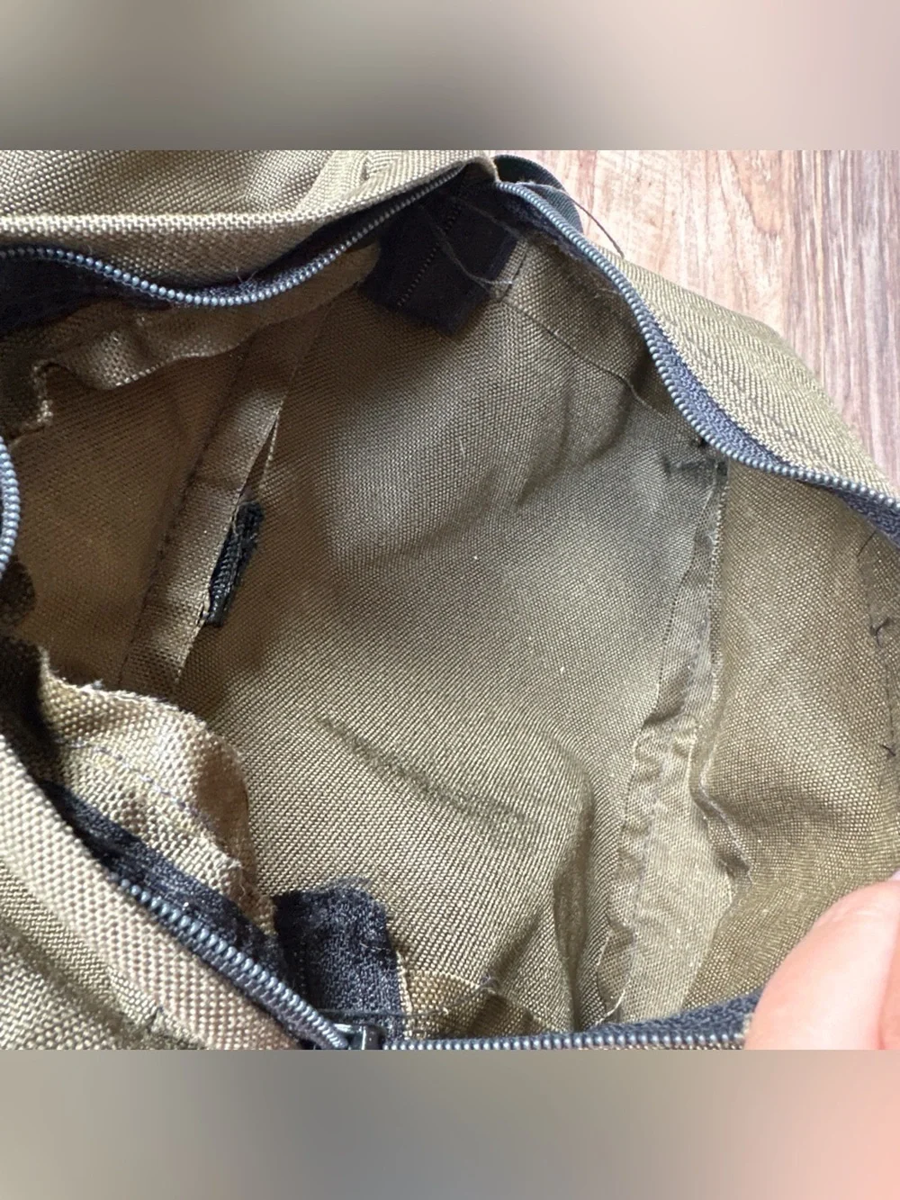 vintage jansport backpack made in usa Olive Military Green Rucksack Style Canvas